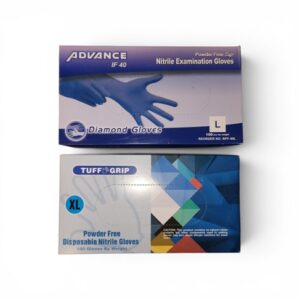 Guante de Nitrilo Azul Sin Talco Caja c/100pz