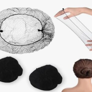 Malla Para Cabello Negra Paq C/100 Pzas
